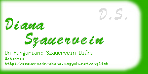 diana szauervein business card